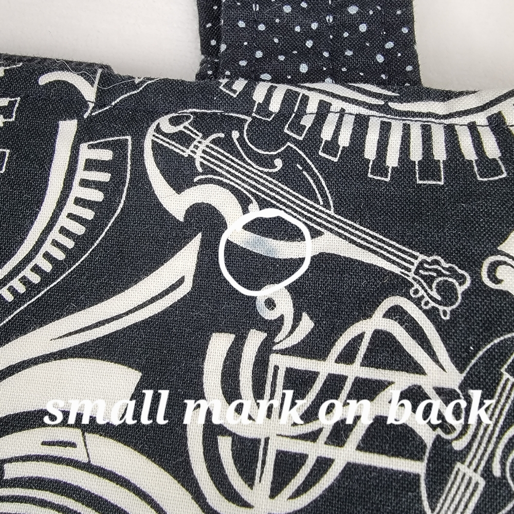 Homemade Bag with Musical Instruments Print - Picture 6 of 15